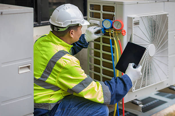 Professional Air Conditioning Repair technician working in Hermitage, PA